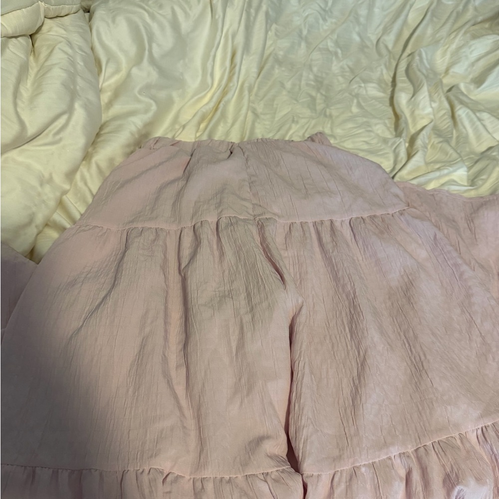 Chic Blush Wide Leg Pants